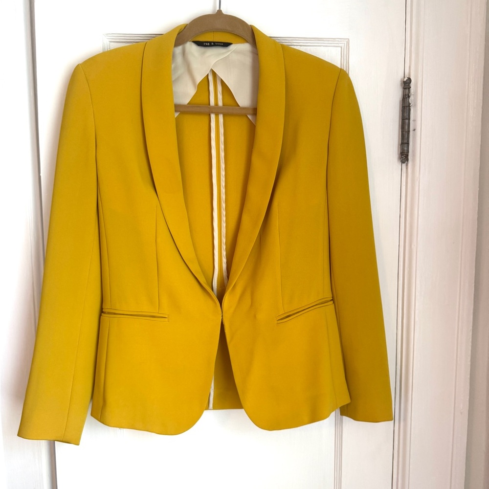 Rag & Bone Mustard Blazer